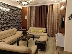 Living Room in 3 BHK Builder Floor at Ashoka Enclave – for Sale