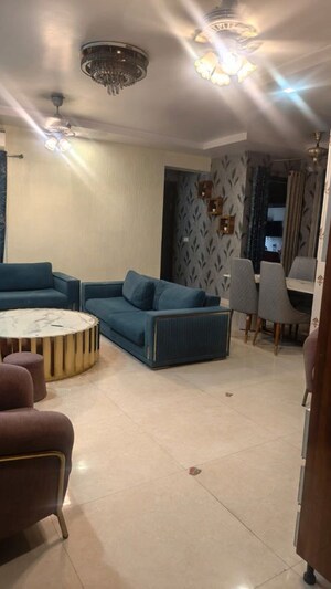 Living Room in 3.5 BHK Apartment at Shalimar Belvedere Court, Gomti Nagar – for Rent