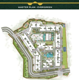 Master Plan in 3.5 BHK Apartment at Prestige Evergreen, Whitefield – for Sale