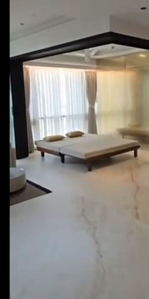 Living Room in 3 BHK Apartment at Lodha Trump Tower, Worli – for Rent