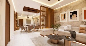 Living Room in 3 BHK Apartment at Aparna Zenon, Puppalaguda – for Rent