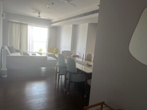 Living Room in 3 BHK Apartment at Krisumi Waterfall Residences, Sector 36a – for Rent
