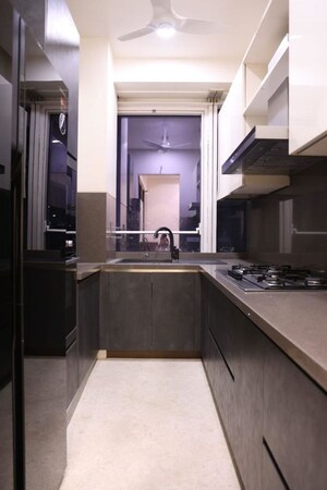 Kitchen in 2 BHK Apartment at Indiabulls Blu, Worli – for Rent