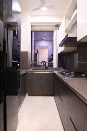 Kitchen in 2 BHK Apartment at Indiabulls Blu, Worli – for Rent