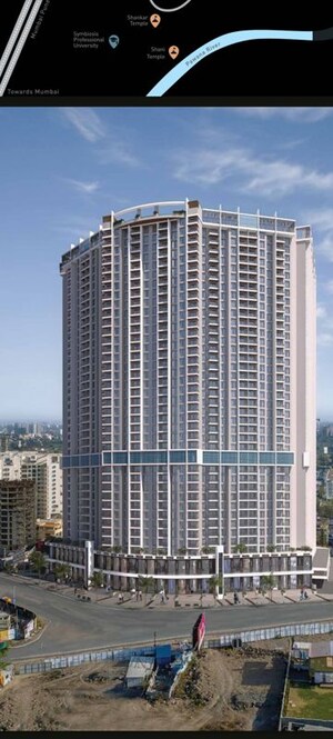 3 BHK Apartment – Exterior View View at Ravet - for Sale