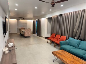 Living Room in 3 BHK Apartment at O2 Square Residences, Nanakramguda – for Rent