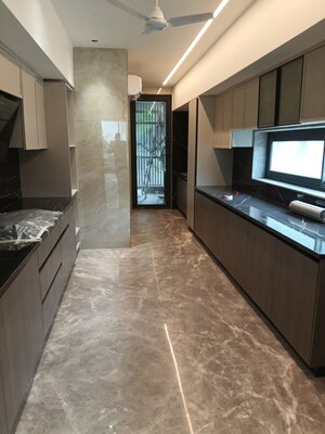 Kitchen in 3 BHK Builder Floor at Auram Floor, South City 2 – for Rent