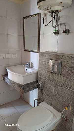 Bathroom in 4 BHK Builder Floor at Orchid Island, Sector 51 – for Rent