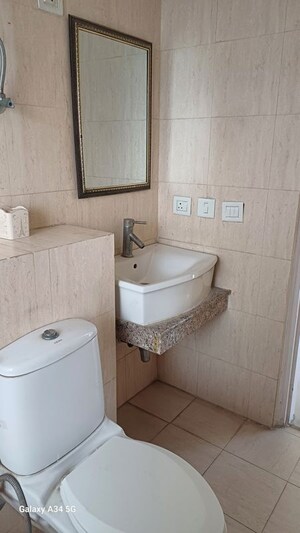 Bathroom in 4 BHK Builder Floor at Orchid Island, Sector 51 – for Rent