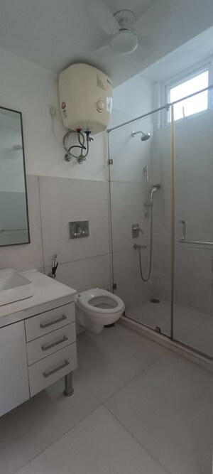 Bathroom in 3 BHK Builder Floor at Greater Kailash ii – for Rent