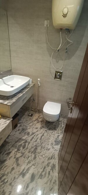 Bathroom in 4 BHK Builder Floor at Greater Kailash ii – for Rent
