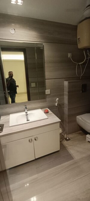 Bathroom in 4 BHK Builder Floor at Greater Kailash ii – for Rent