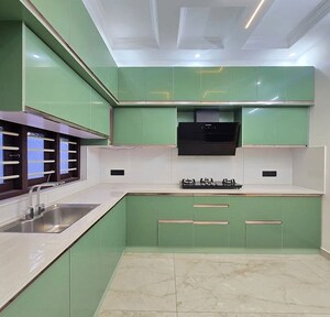 Kitchen in 3 BHK Apartment at Prestige High Fields, Gachibowli – for Rent