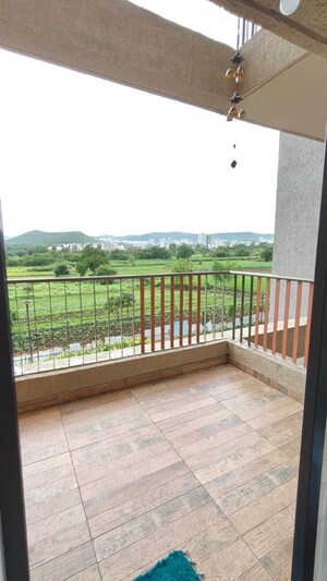 Balcony in 2 BHK Apartment at Shapoorji Pallonji Joyville Hinjewadi, Hinjewadi – for Rent