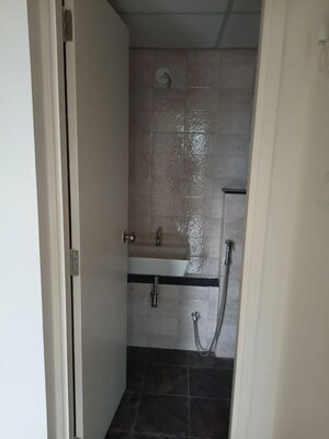 Bathroom in 1 BHK Apartment at Mahindra Happinest Tathawade Phase 1, Tathawade – for Rent