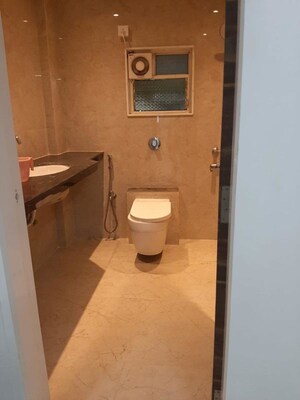 Bathroom in 2 BHK Apartment at Aundh – for Rent