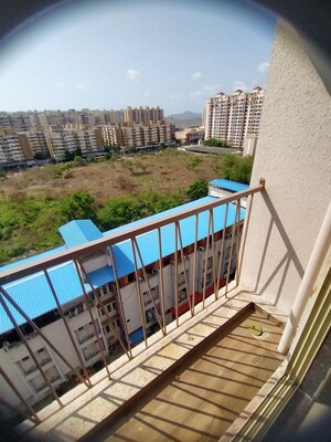 Balcony in 1 BHK Apartment at Poonam Vista, Virar West – for Rent