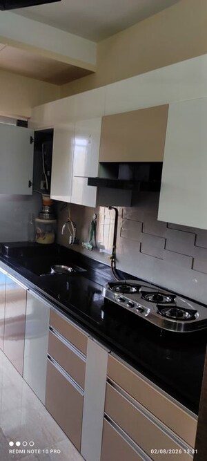 Kitchen in 1 BHK Apartment at KIPL Morya, Kasarvadavali – for Rent