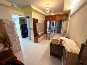 Living Room in 3 BHK Apartment at Marathon Monte South, Byculla West – for Rent