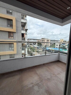 Balcony in 2 BHK Apartment at Northcape Venicia, Baner – for Rent
