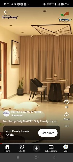 3 BHK Apartment For Rent in Aparna Zenon, Puppalaguda