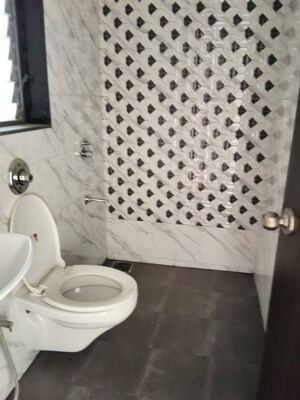 Bathroom in 1 BHK Apartment at UK Iridium, Kandivali East – for Rent
