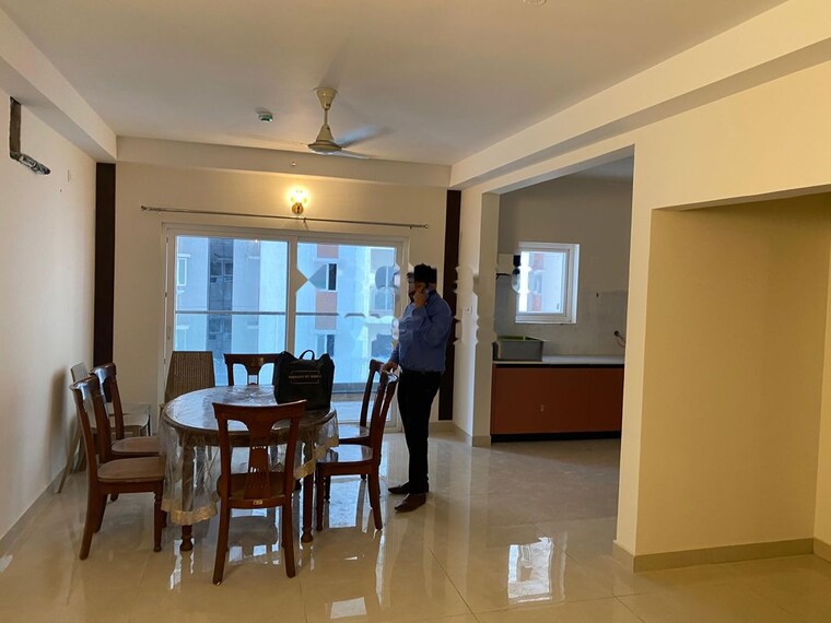 Living Room, raghuram-the-vue-residences 3 Bedroom 1125 Sq.Ft. Apartment In Puppalaguda Hyderabad 10628084