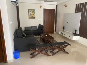 Living Room in 3 BHK Apartment at Raghuram The Vue Residences, Puppalaguda – for Rent