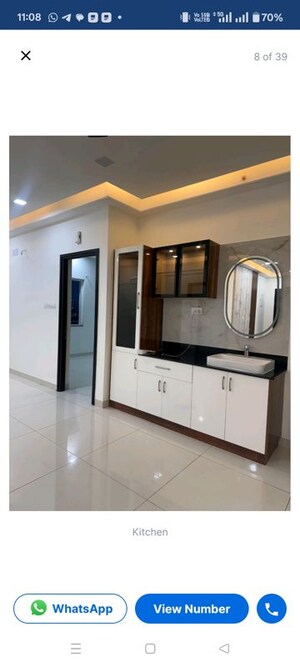 Bathroom in 3 BHK Apartment at Aparna Zenon, Puppalaguda – for Rent