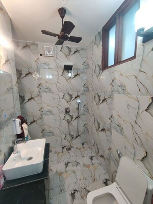 Bathroom in 4 BHK Builder Floor at Hauz Khas Enclave – for Rent