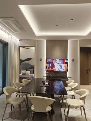 Team Area in 4 BHK Apartment at Adani Ten BKC, Bandra East – for Sale