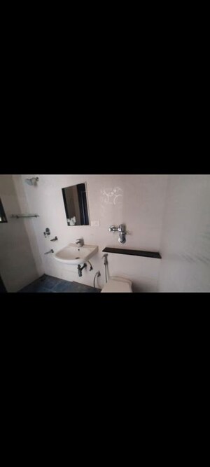 Bathroom in 3 BHK Apartment at Nyati Ethos, Undri – for Rent