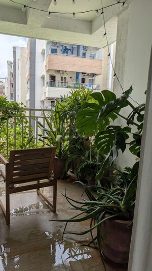Balcony in 3 BHK Apartment at SVC Tree Walk, Kondapur – for Rent