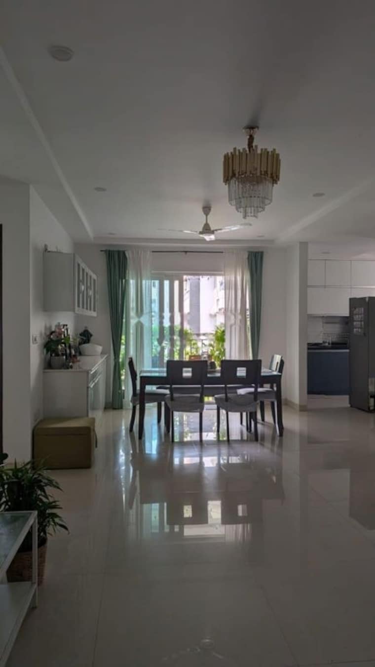 Living Room, svc-tree-walk 3 Bedroom 1400 Sq.Ft. Apartment In Kondapur Hyderabad 10628201