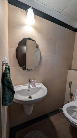 Bathroom in 3 BHK Apartment at SVC Tree Walk, Kondapur – for Rent