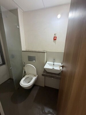 Bathroom in 1 BHK Apartment at Lodha Crown Kolshet, Kolshet Road – for Rent