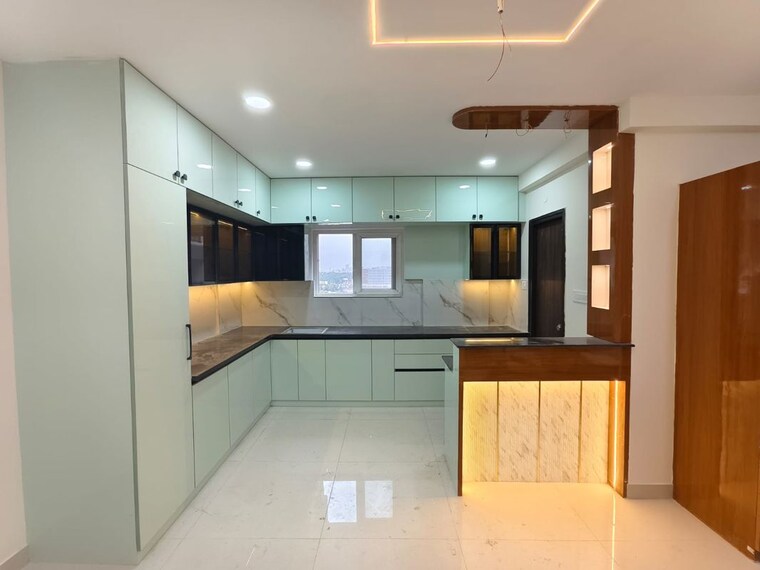 Kitchen, praneeth-pranav-solitaire 2 Bedroom 1210 Sq.Ft. Apartment In Bachupally Hyderabad 10628255