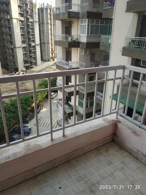 Balcony in 3 BHK Apartment at SVP Gulmohur Garden, Raj Nagar Extension – for Rent