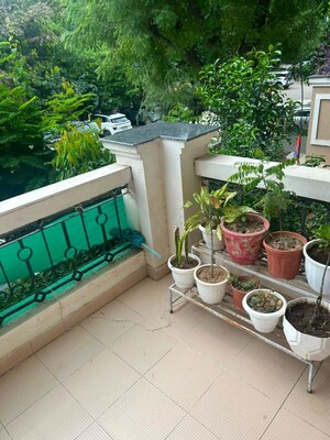Balcony in 3 BHK Apartment at Today Blossoms I, Sector 47 – for Rent