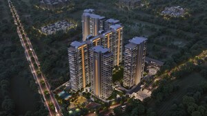 3.5 BHK Apartment – Exterior View View at Maya Green Lotus Utsav, International Airport Road - for Sale