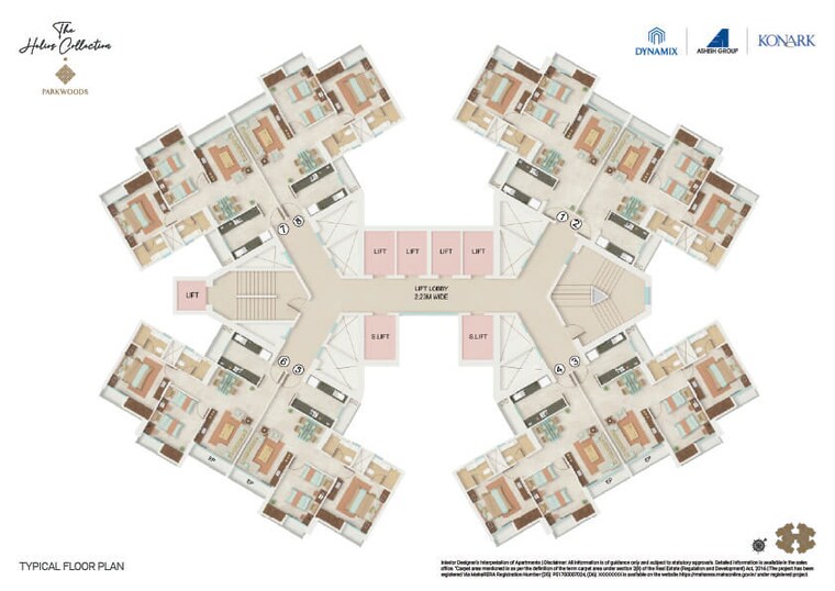 Master Plan, kasarvadavali 2 Bedroom 747 Sq.Ft. Apartment In Kasarvadavali Thane 10628355