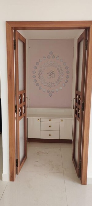 Bathroom in 3 BHK Apartment at My Home Tridasa, Tellapur – for Rent