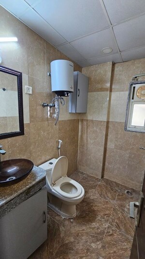 Bathroom in 3.5 BHK Apartment at Amrapali Silicon City, Sector 76 – for Rent