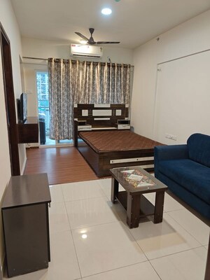 Team Area in 1 RK Apartment at Puravankara Silversands, Mundhwa – for Rent