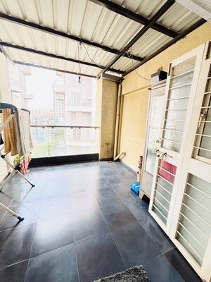 Balcony in 2 BHK Apartment at Windwards CHS, Wakad – for Rent