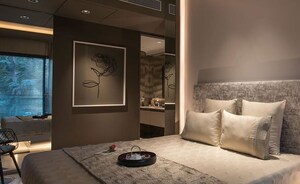 Living Room in 2 BHK Apartment at Adani Ten BKC, Bandra East – for Sale