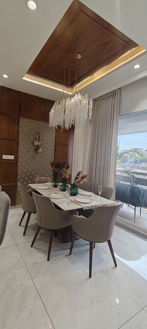 Dining Room in 4 BHK Apartment at Dev Nagar – for Sale
