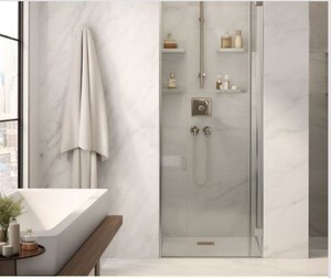 Bathroom in 4 BHK Apartment at Lake Range – for Sale