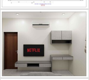 Building Lobby in 3 BHK Apartment at Prestige Beverly Hills, Kokapet – for Rent