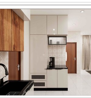 Kitchen in 3 BHK Apartment at Prestige Beverly Hills, Kokapet – for Rent